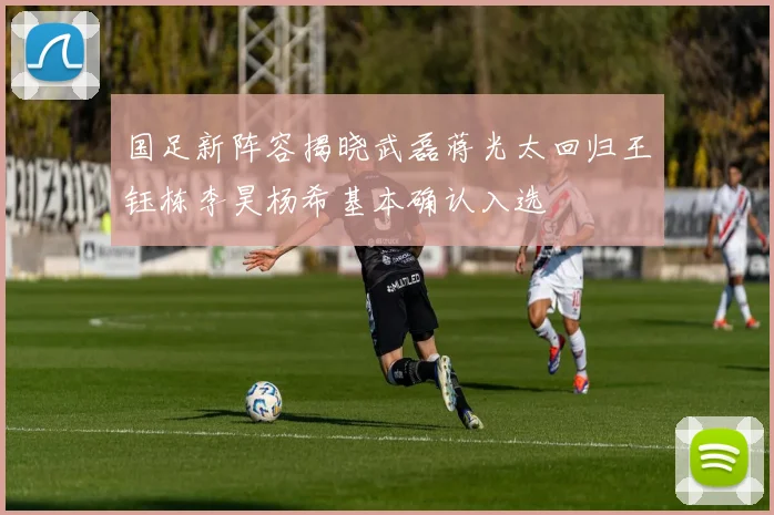 国足新阵容揭晓武磊蒋光太回归王钰栋李昊杨希基本确认入选